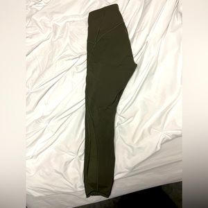 Lululemon leggings, size 6 (25” length) , olive green